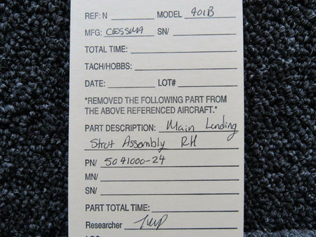 Cessna 5041000-24 Cessna 401B Main Landing Gear Strut Assembly RH