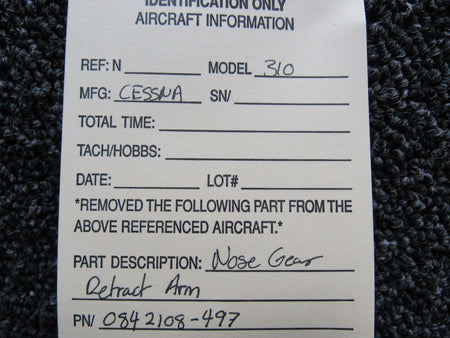Cessna 0842108-497 Cessna 310 Nose Gear Retract Arm SA