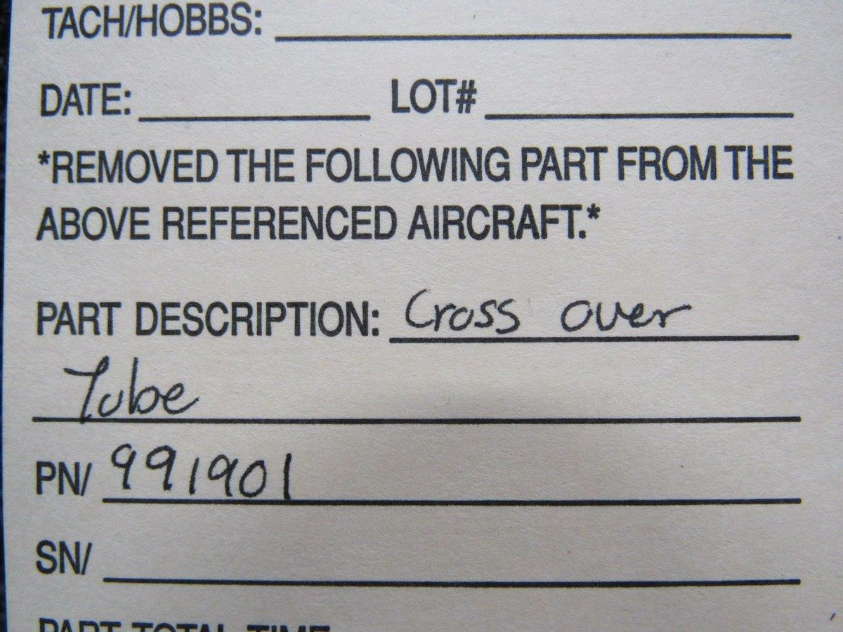 991901 Cross Over Tube SA