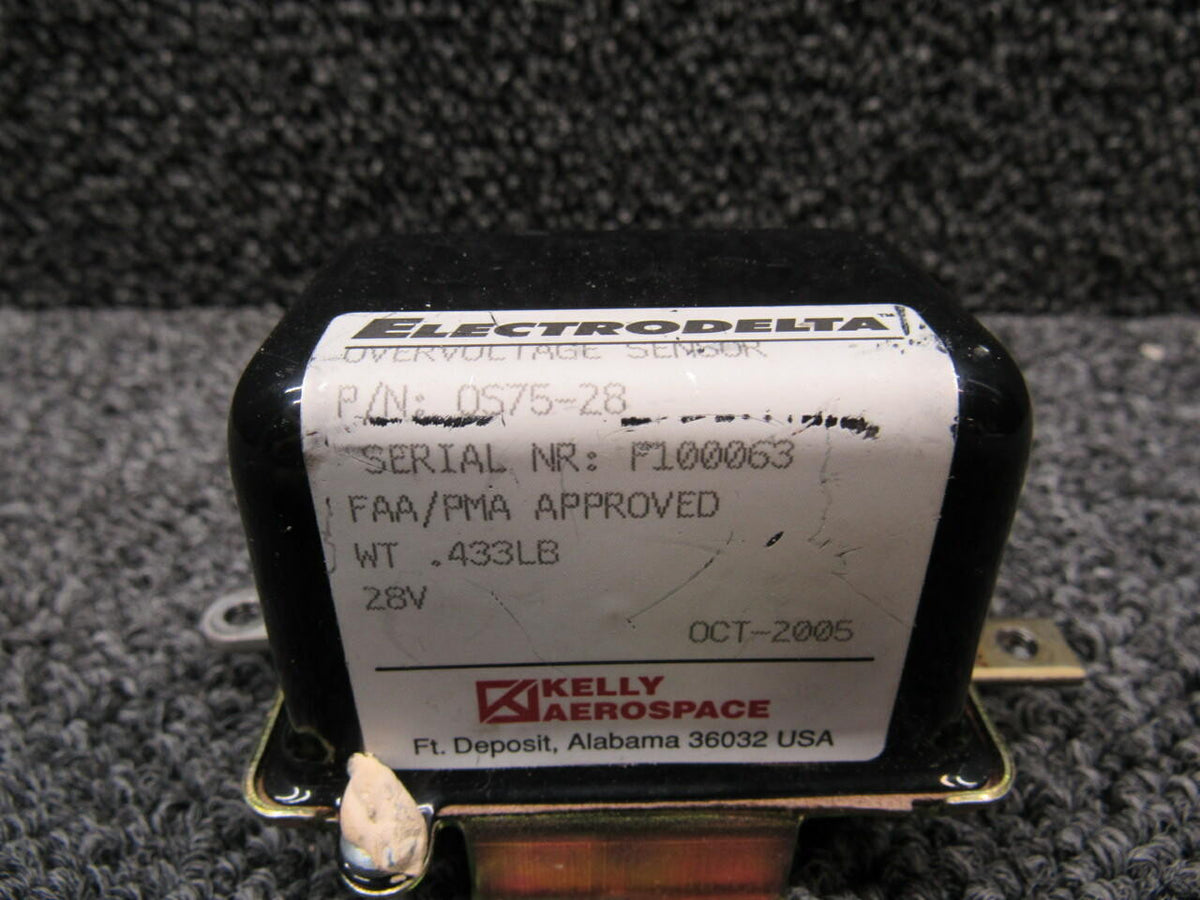Electrodelta OS75-28 Piper PA31-T1 Electrodelta Overvoltage Sensor Volts 28
