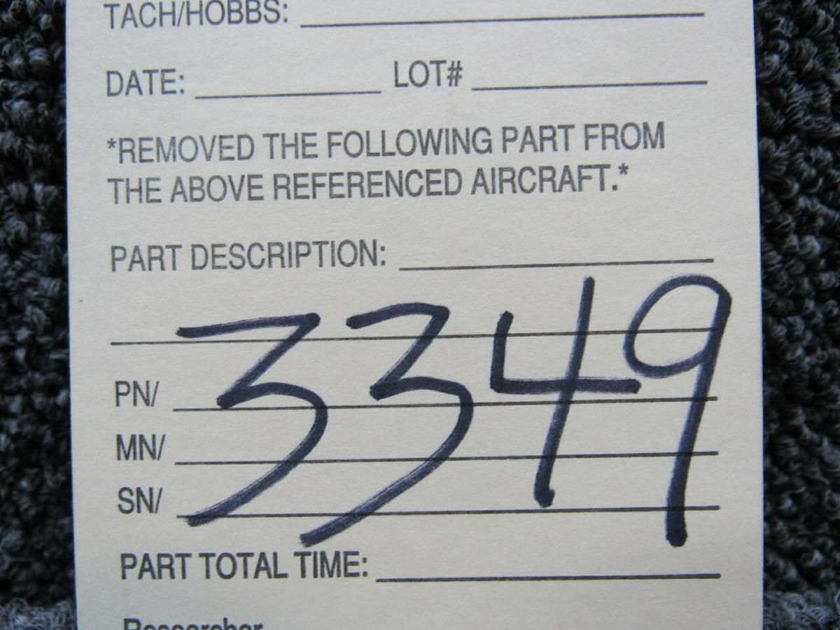 Piper 800435-00 Piper PA31-T1 Oxygen Pressure Supply Indicator
