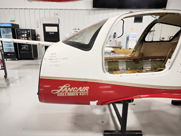 Columbia LC42-550FG Fuselage w Airworthiness, Bill of Sale, Data Tag, and Logs