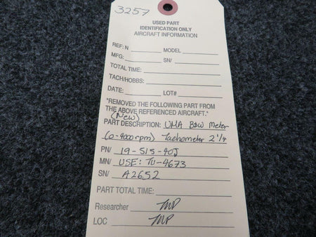 UMA 19-515-40J USE TU-4673 UMA Tachometer NEW OLD STOCK