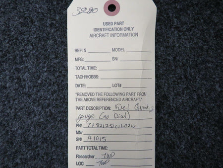 UMA T1821251C1L02W UMA Fuel Quantity Gauge NO DIAL NEW OLD STOCK