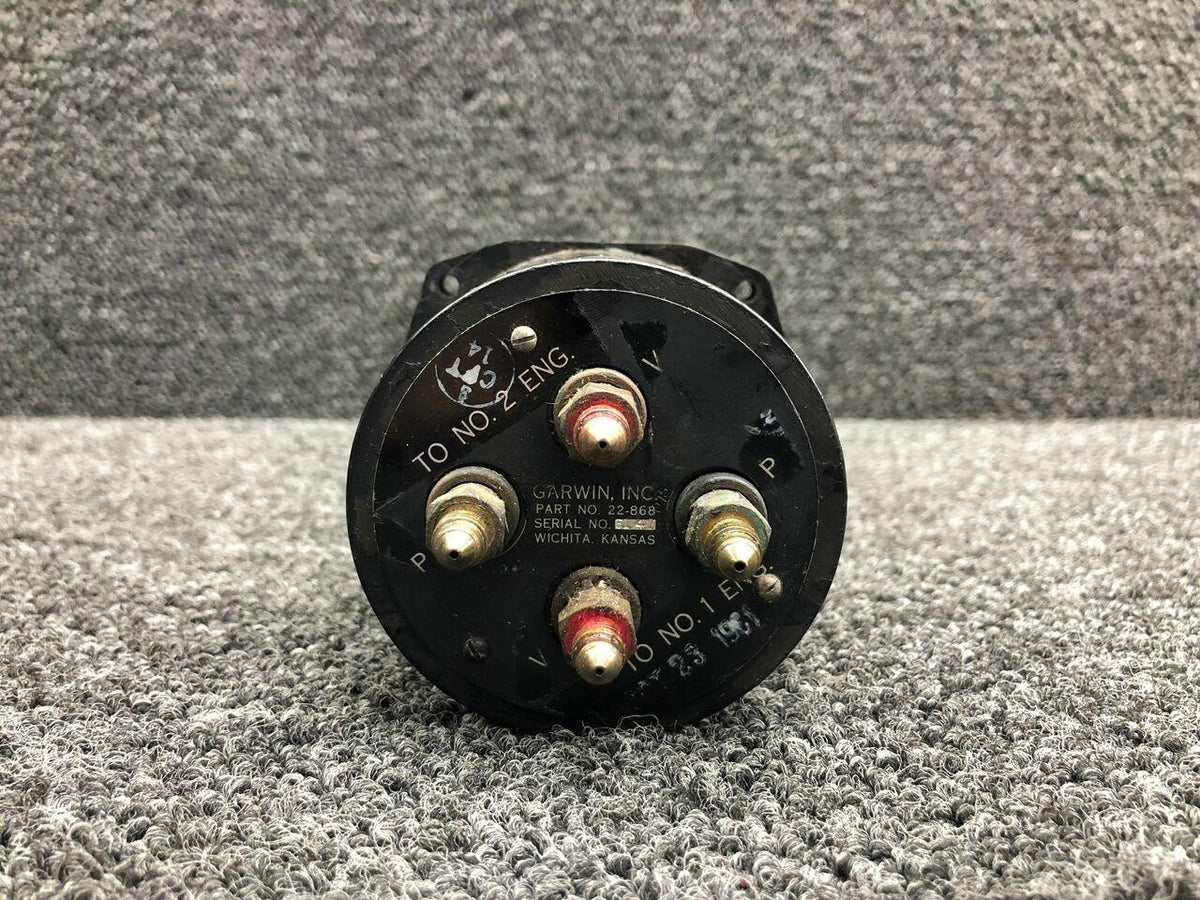 GARWIN 22-863-015 Cessna 320 Garwin Fuel Flow Indicator
