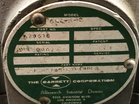 Garrett AC2-1-2 Continental TSIO-470-B Garrett Turbo Wastegate Actuator