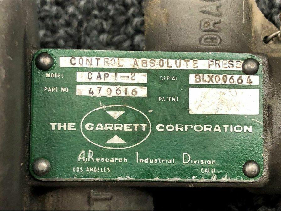 Garrett 470616 M/N CAP1-2 Continental TSIO-470-B Garrett Turbo Wastegate Controller