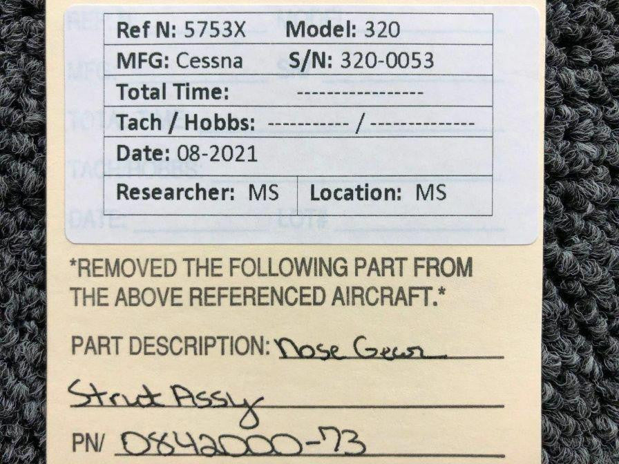 Cessna 0842000-73 Cessna 320 Nose Gear Strut Assembly