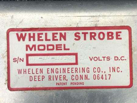 Whelen A490-HTP Beechcraft H35 Whelen Strobe Light Power Supply Assy 14V