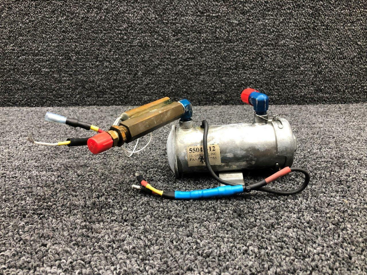 Facet 40-131E Beechcraft H35 Facet Electronic Fuel Pump Assy W/ Sensor 12V