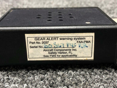 Aircraft Components 2037 Beech H35 Aircraft Components Gear Alert Warning System W STC 12V