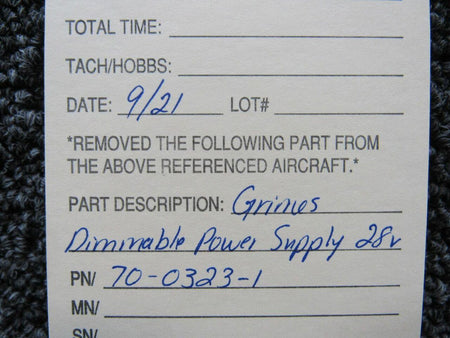 Grimes 70-0323-1 Grimes Dimmable Power Supply Volts 28, Amps 8 SA