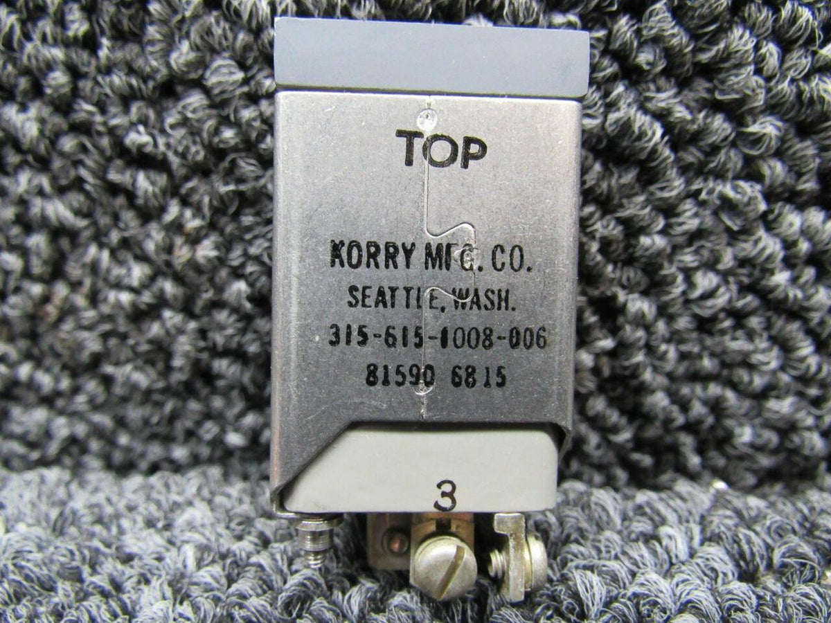 Korry 315-615-1008-006 Korry Switch Housing NEW OLD STOCK SA
