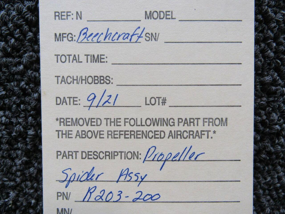 Beechcraft R203-200 Beechcraft Propeller Spider Assembly NEW OLD STOCK SA