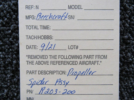 Beechcraft R203-200 Beechcraft Propeller Spider Assembly NEW OLD STOCK SA