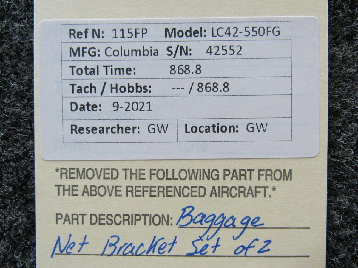 Columbia Columbia 350 Baggage Net Bracket Set of 2
