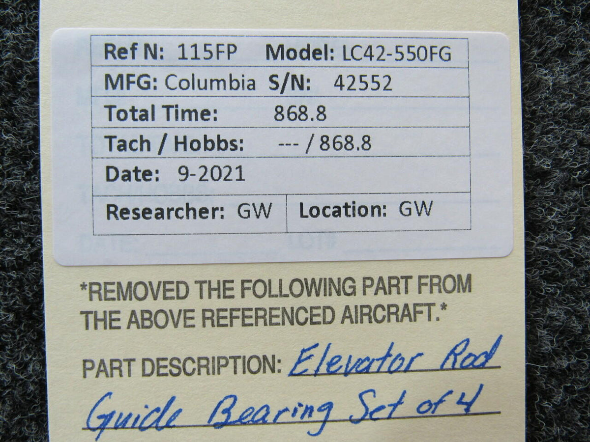 Columbia Columbia 350 Elevator Rod Guide Set of 4