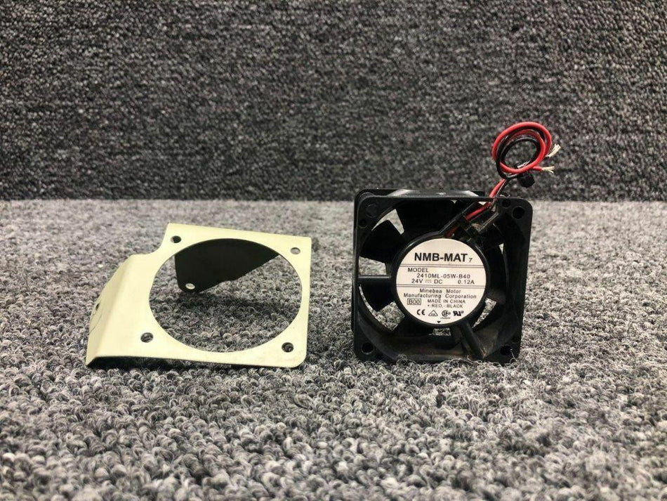Nwb-Mat 2410ML-05W-B40 / 3930379-4 Cessna 172S Nwb-Mat DC Axial Fan W/ Bracket 24V