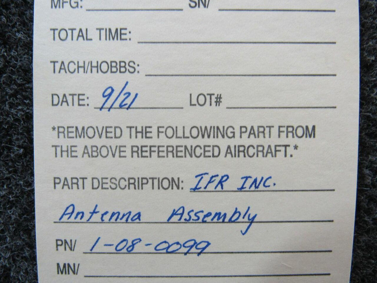 IFR INC 1-08-0099 IFR INC Antenna Assembly