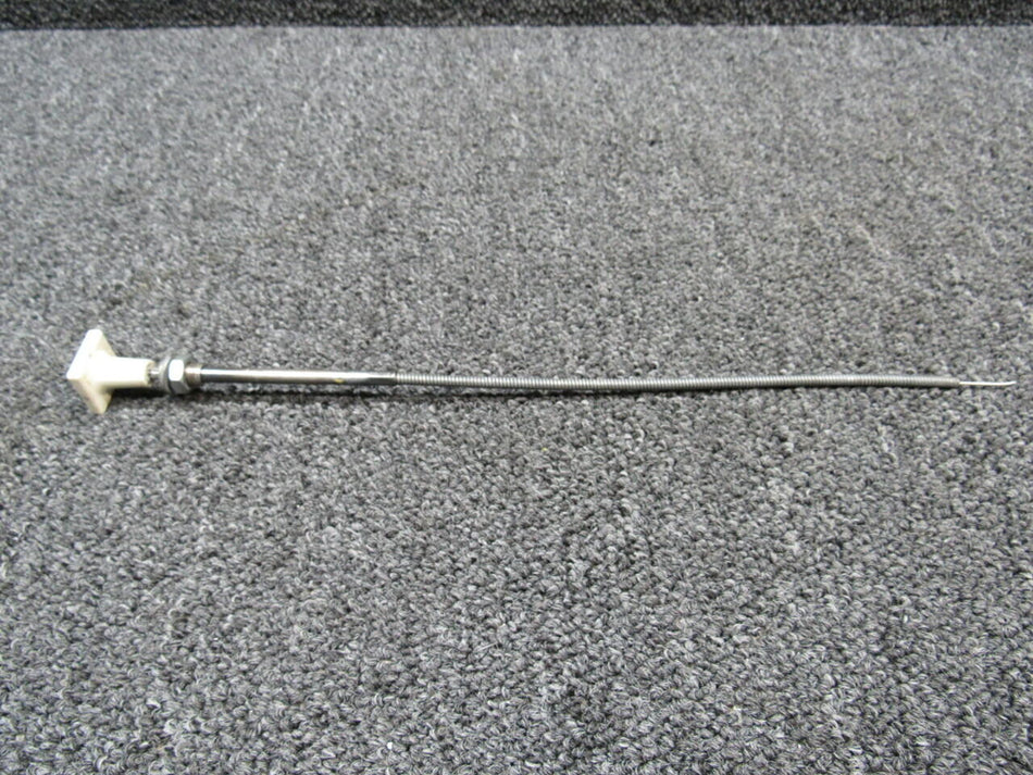 S1239-54 (USE: S1230-5) Cessna 177RG Fuel Strainer Drain Cable (L: 13-1/4") BAS Part Sales | Airplane Parts