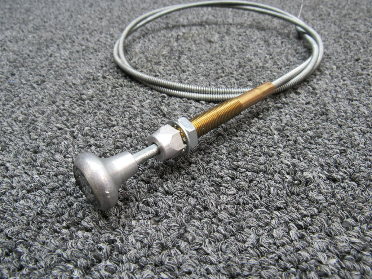 Cessna 177RG Standby Vacuum Cable Assembly (Length: 56") BAS Part Sales | Airplane Parts