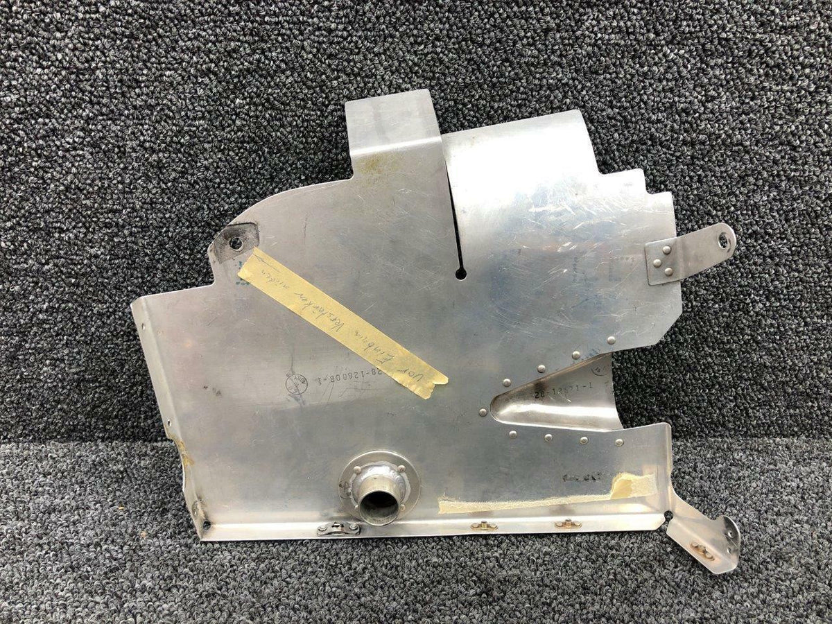 Enstrom 28-126008-1 Enstrom Engine Baffle Forward LH W/ Serviceable Tag SA