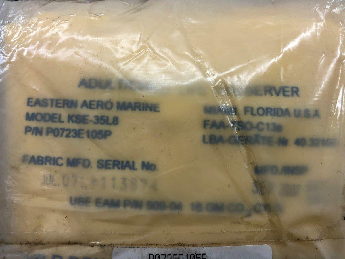 Eastern Aero Machine P0723E105P Eastern Aero Machine Life Vest Display / Training ONLY SA