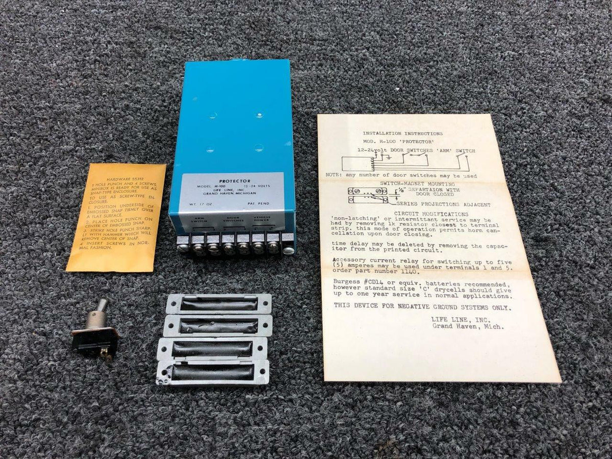 Life Line H-100 Life Line Voltage Protector Volts 12-28 NEW OLD STOCK SA