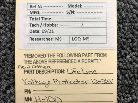 Life Line H-100 Life Line Voltage Protector Volts 12-28 NEW OLD STOCK SA