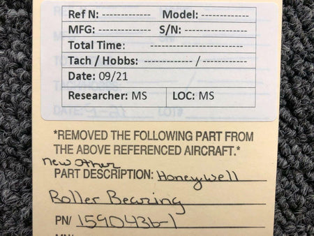 Honeywell 1590436-1 Honeywell Roller Bearing NEW OLD STOCK SA