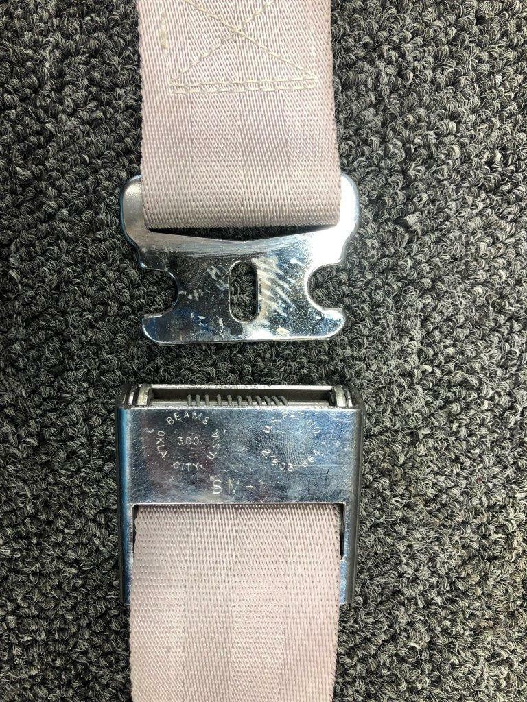 Aerfabricators 90-91R60 Beechcraft 23 Aerofabricators Lap Strap Seatbelt Assembly