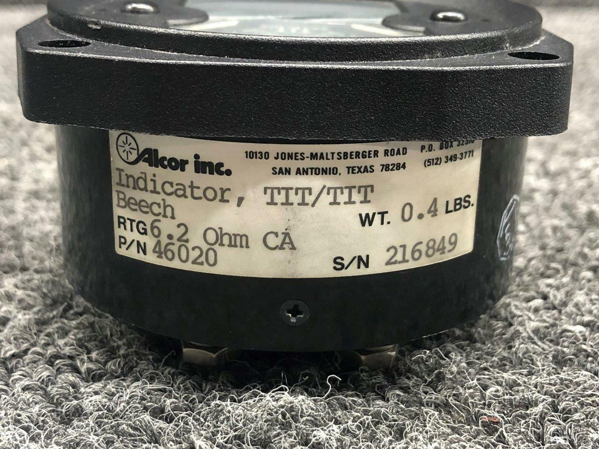 ALCOR 46020 Beechcraft 58P Alcor Mixture Control Indicator Volts 28 CORE