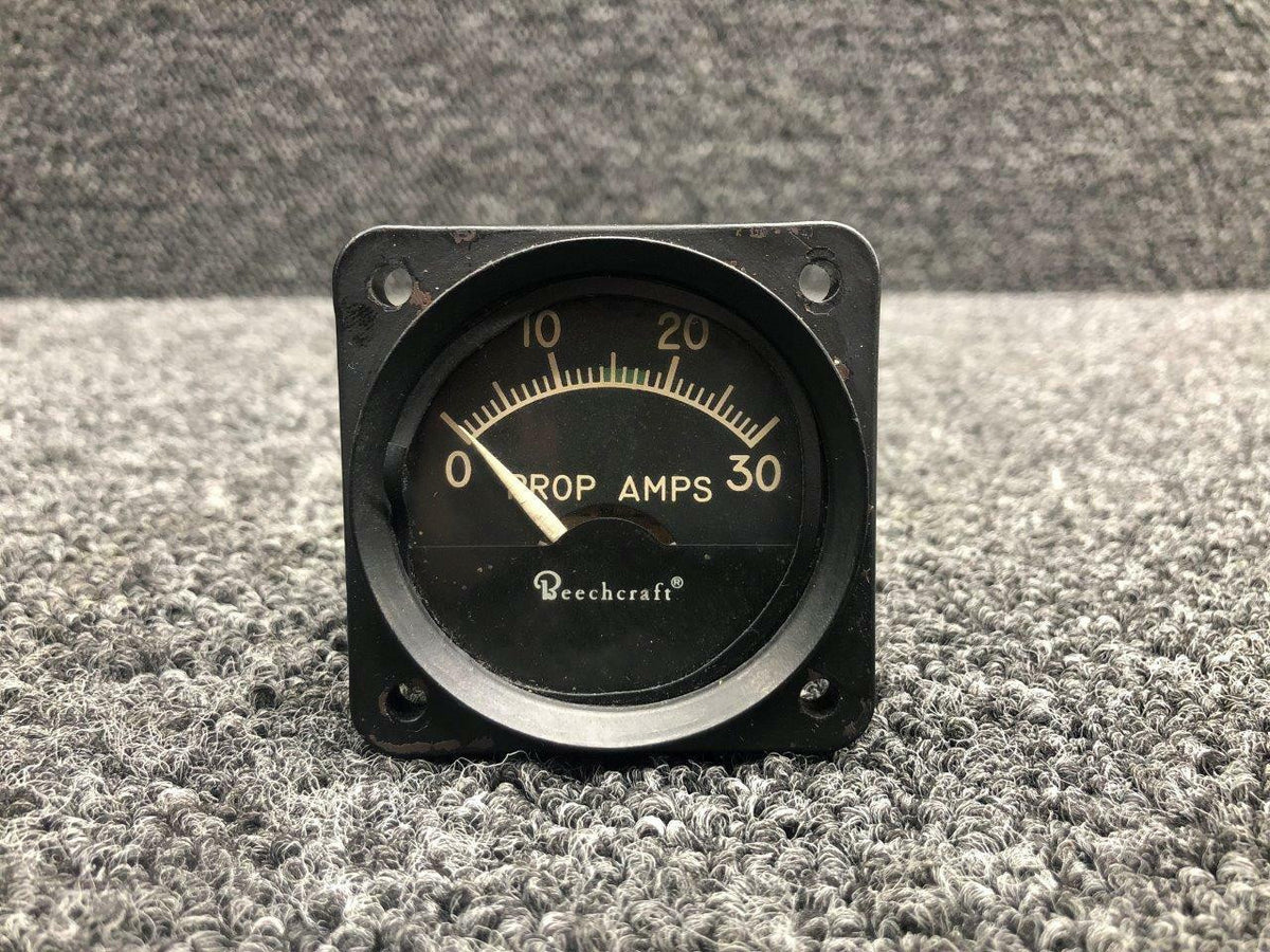A-1157-9 (ALT: 90-380007-9) Hickok Propeller Ammeter (28V) BAS Part Sales | Airplane Parts