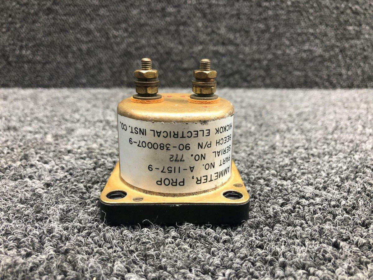 Hickok 90-380007-9 ALT A-1157-9 Beechcraft 58P Hickok Electrical Propeller Ammeter 28V