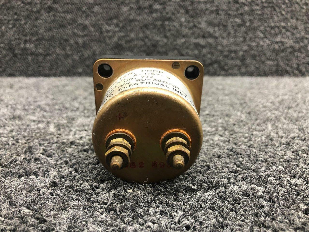 Hickok 90-380007-9 ALT A-1157-9 Beechcraft 58P Hickok Electrical Propeller Ammeter 28V