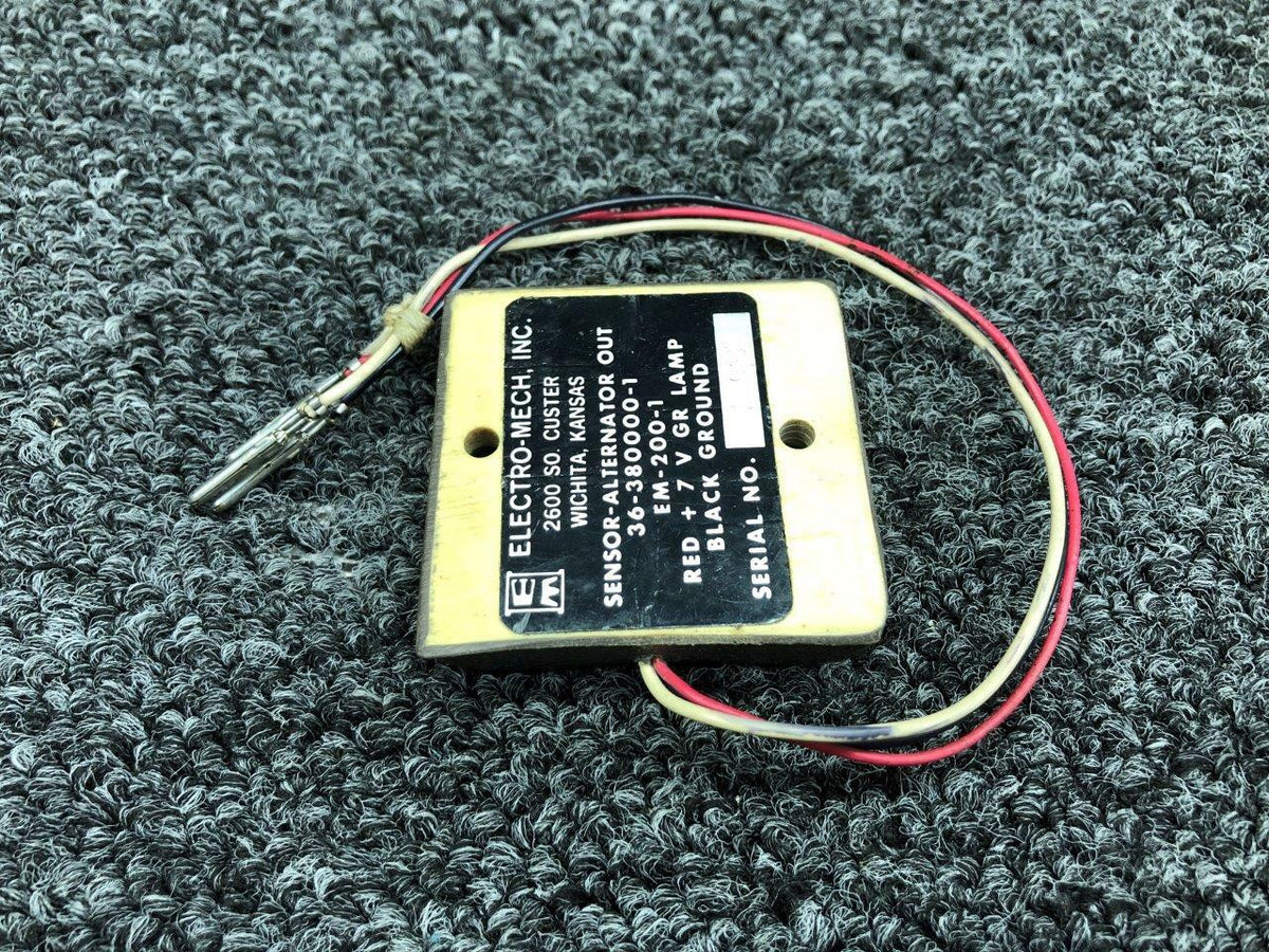 Electro-Mech 36-380000-1 MPN EM-200-1 Electromech Sensor Alt Out 14V NEW OLD STOCK SA