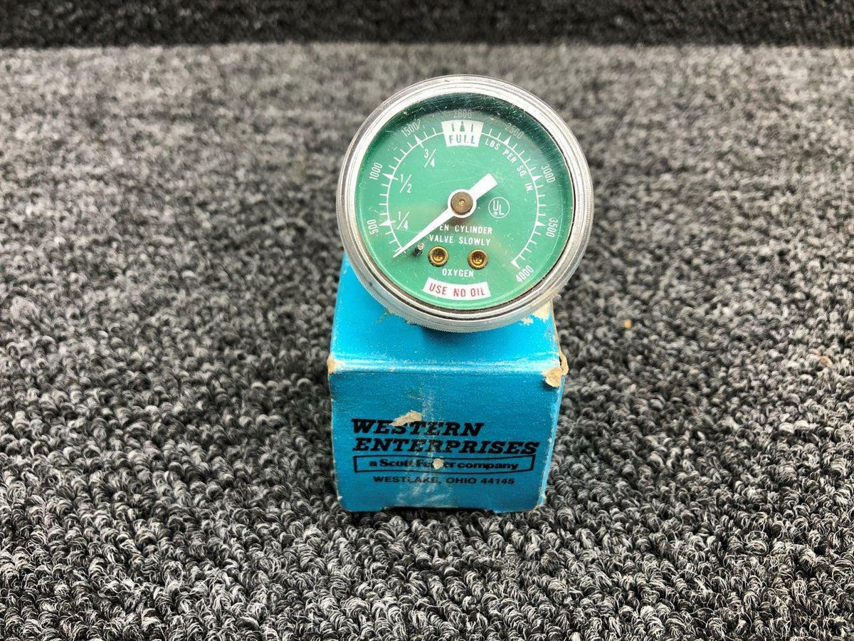 Western Enterprises MG-23 Western Oxygen Pressure Gauge NEW OLD STOCK SA