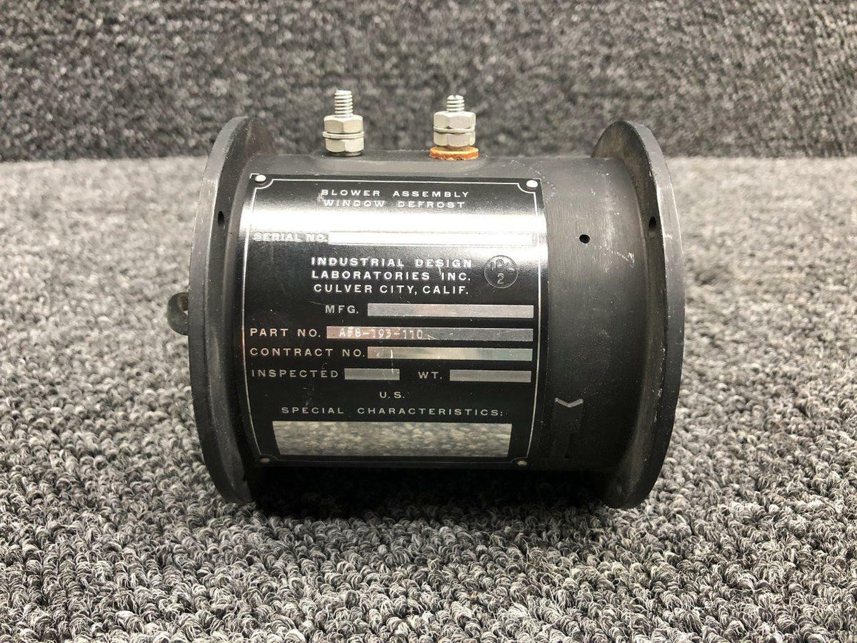 Industrial Design AFB-193-110 Industrial Design Window Defrost Blower 28V NEW OLD STOCK SA