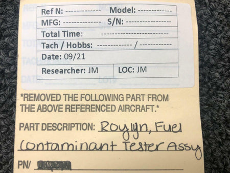 Roylyn Fuel Contaminant Tester Assembly (SA) BAS Part Sales | Airplane Parts