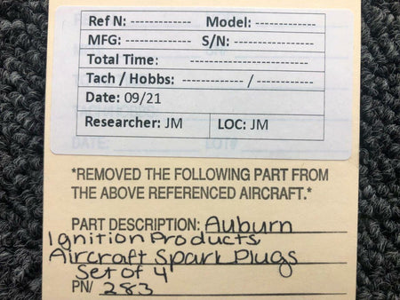 Auburn Ignition Products 283 Auburn Ignition Products Spark Plug Assembly NEW OLD STOCK SA