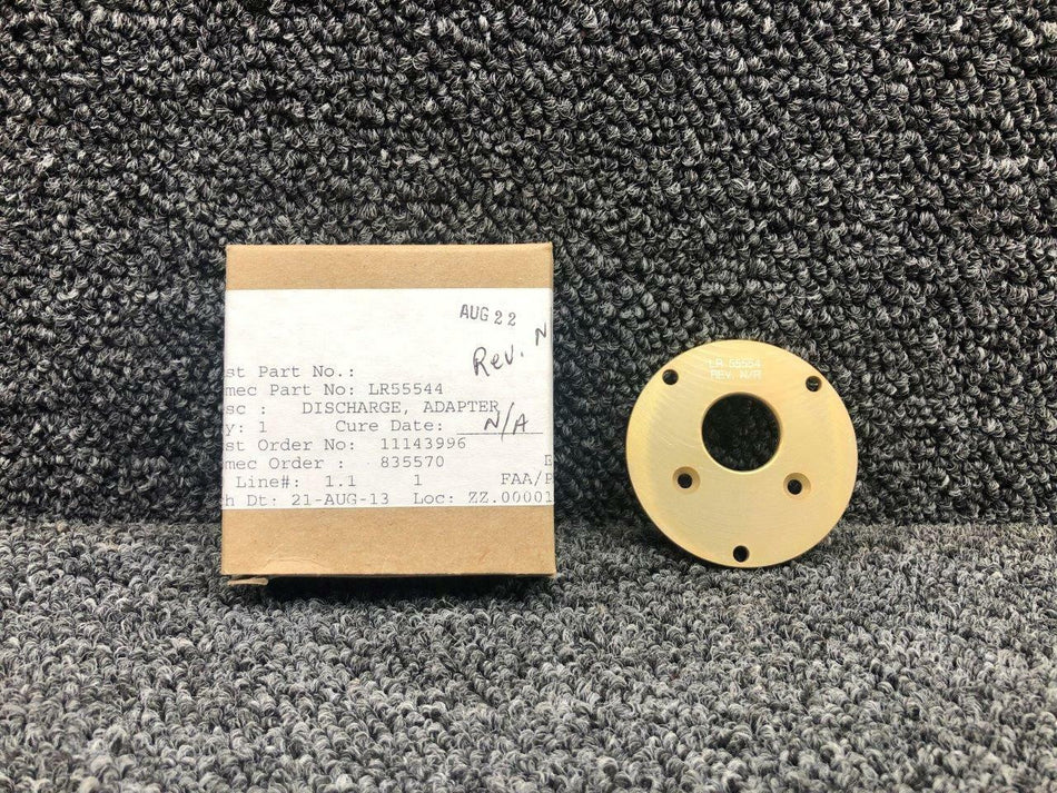 Lear Romec LR55544 Lear Romec Discharge Adapter NEW OLD STOCK SA