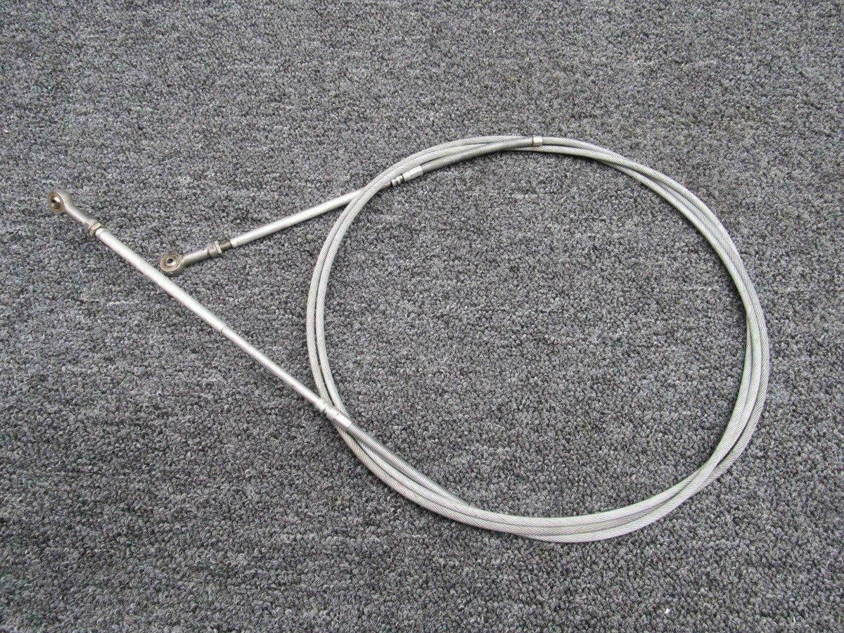 50-389010-19 (Alt: 50-389010-15) Beech Control Cable Mixture LH (L: 128-1/4\") BAS Part Sales | Airplane Parts