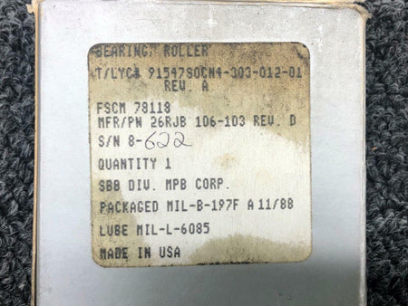 MPB 26RJB MPB Split Roller Bearing Assembly NEW OLD STOCK SA