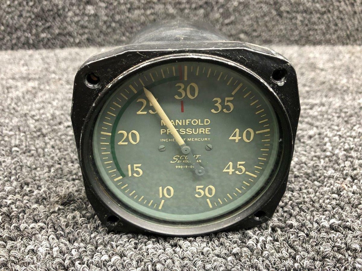 990-9-040 Kollsman Manifold Pressure Indicator BAS Part Sales | Airplane Parts