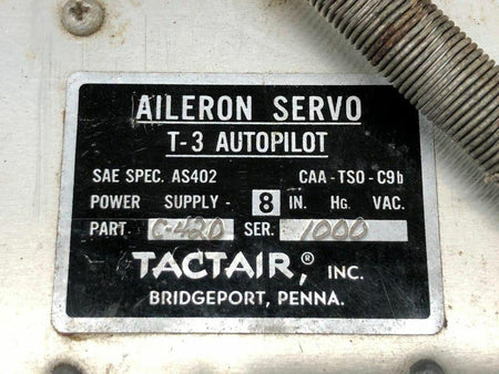 Tactair C-420 M/N AS402 Tactair Inc Aileron Autopilot Servo SA