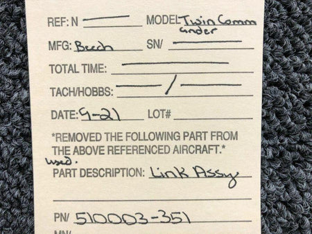 Beechcraft 510003-351 Beechcraft Twin Commander Link Assembly SA
