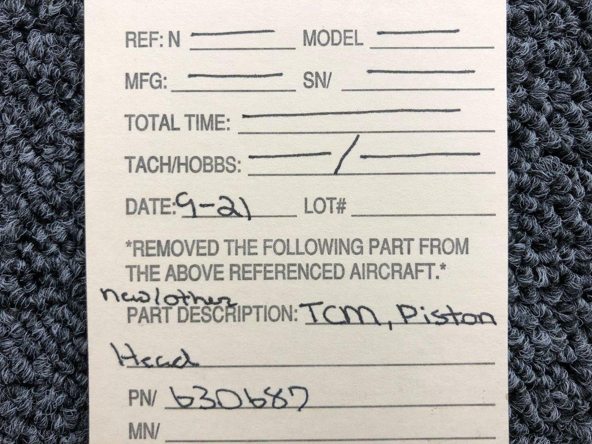 TCM 630687 TCM Engine Piston Head NEW OLD STOCK SA