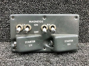 95-364025-601 Beechcraft Ignition Panel Assembly W/ Switches (SA)