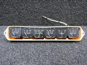 35-324401-13 Beechcraft 35 Engine Instrument Gauge Cluster (Volts: 12)