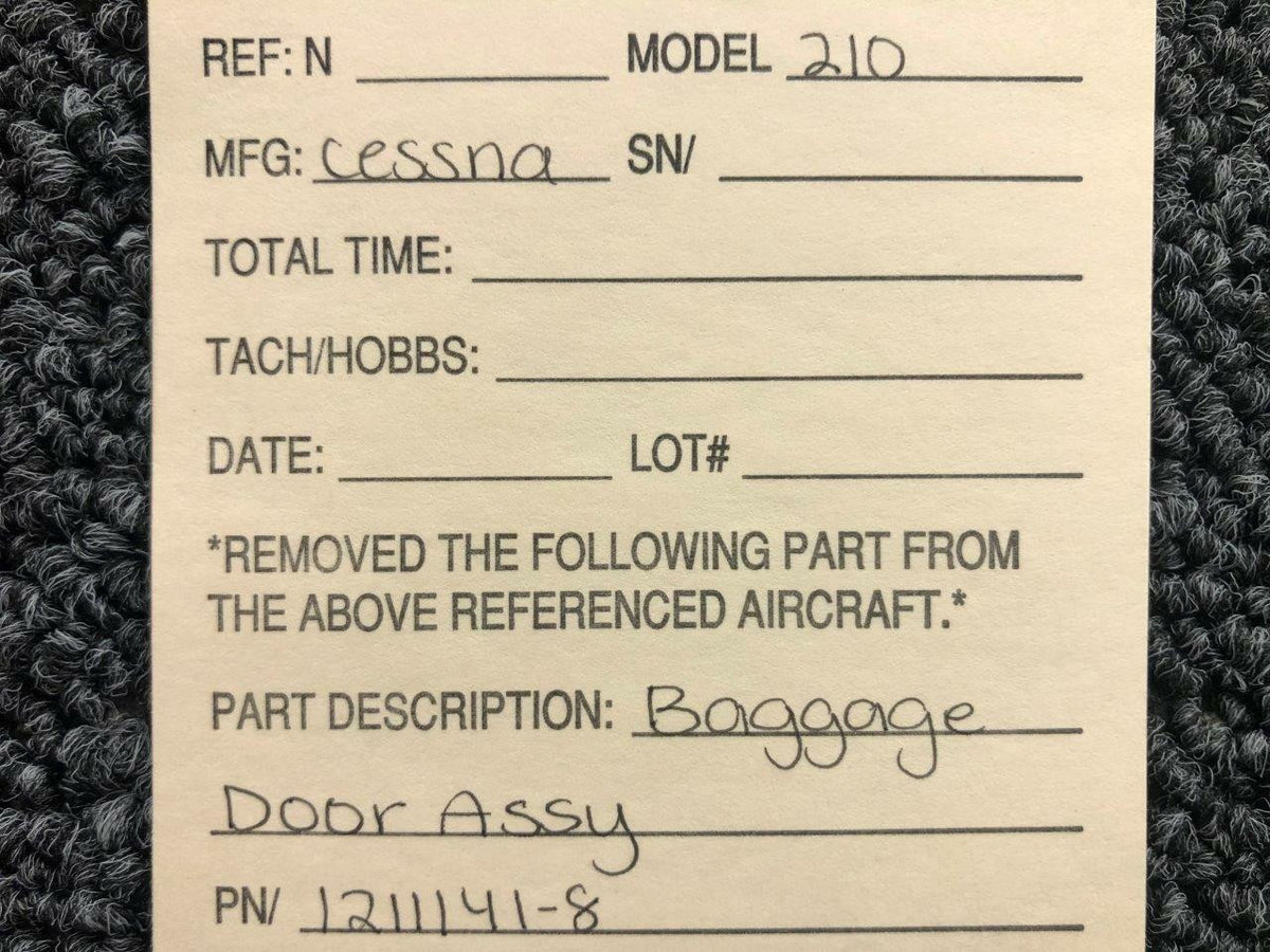 Cessna 1211141-8 Cessna 210 Baggage Door Assembly